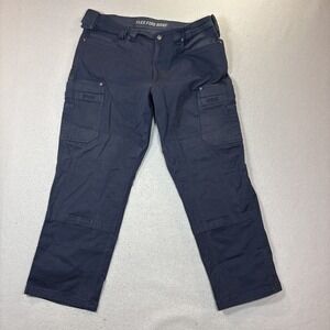 Duluth Trading Men 40X32 Flex Fire Hose Reinforced Knee Cargo Relaxed Fit Pant